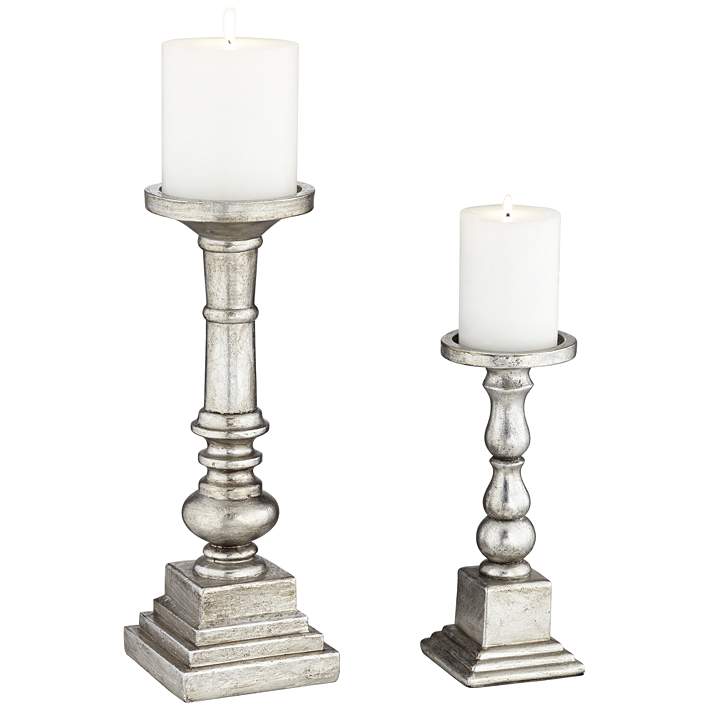 silver candle holders wholesale