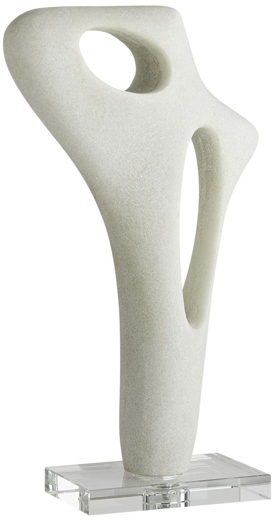 Truly 15 1/2" High Composite Marble Modern Sculpture