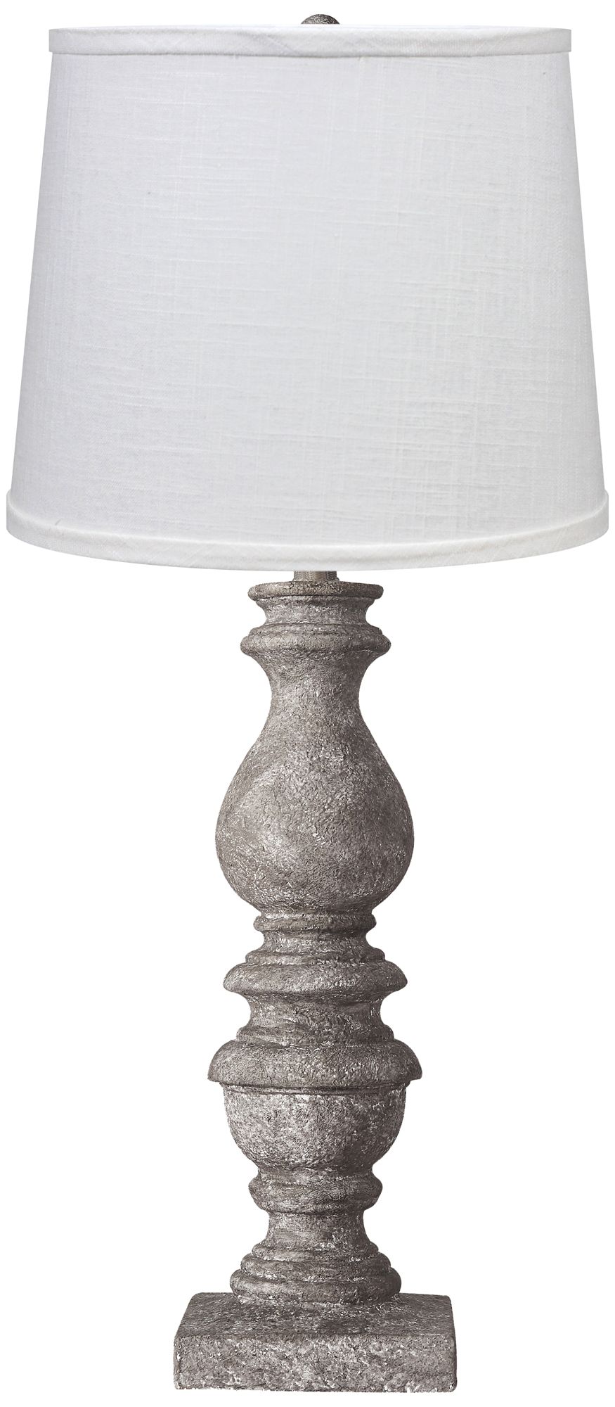 gray and white lamps