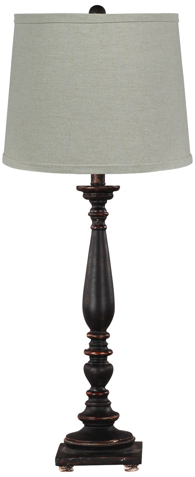 black candlestick table lamps