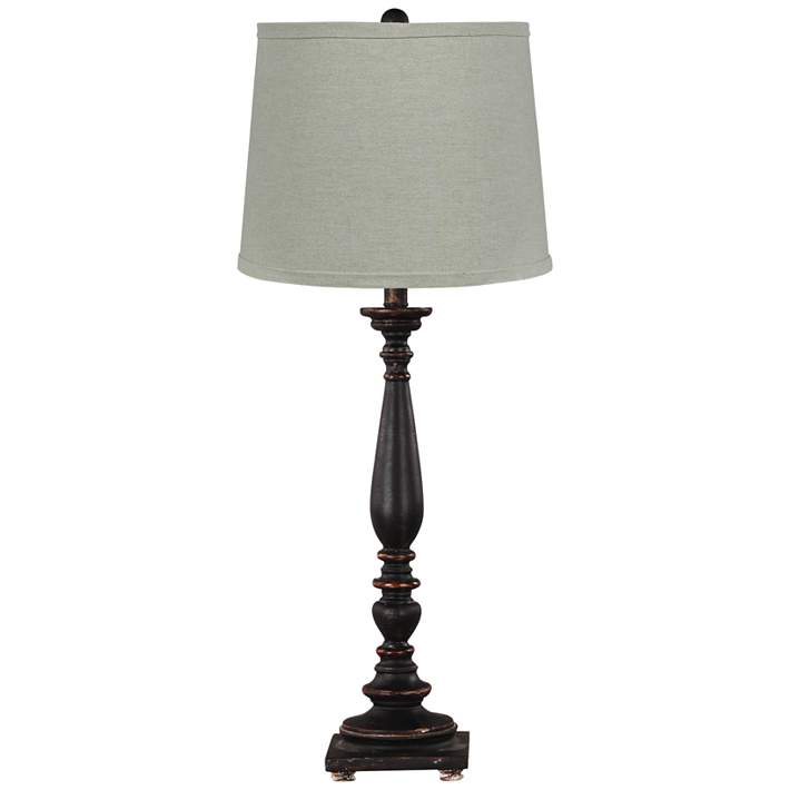 Liberty Black Candlestick Table Lamp W, Candle Stick Lamps