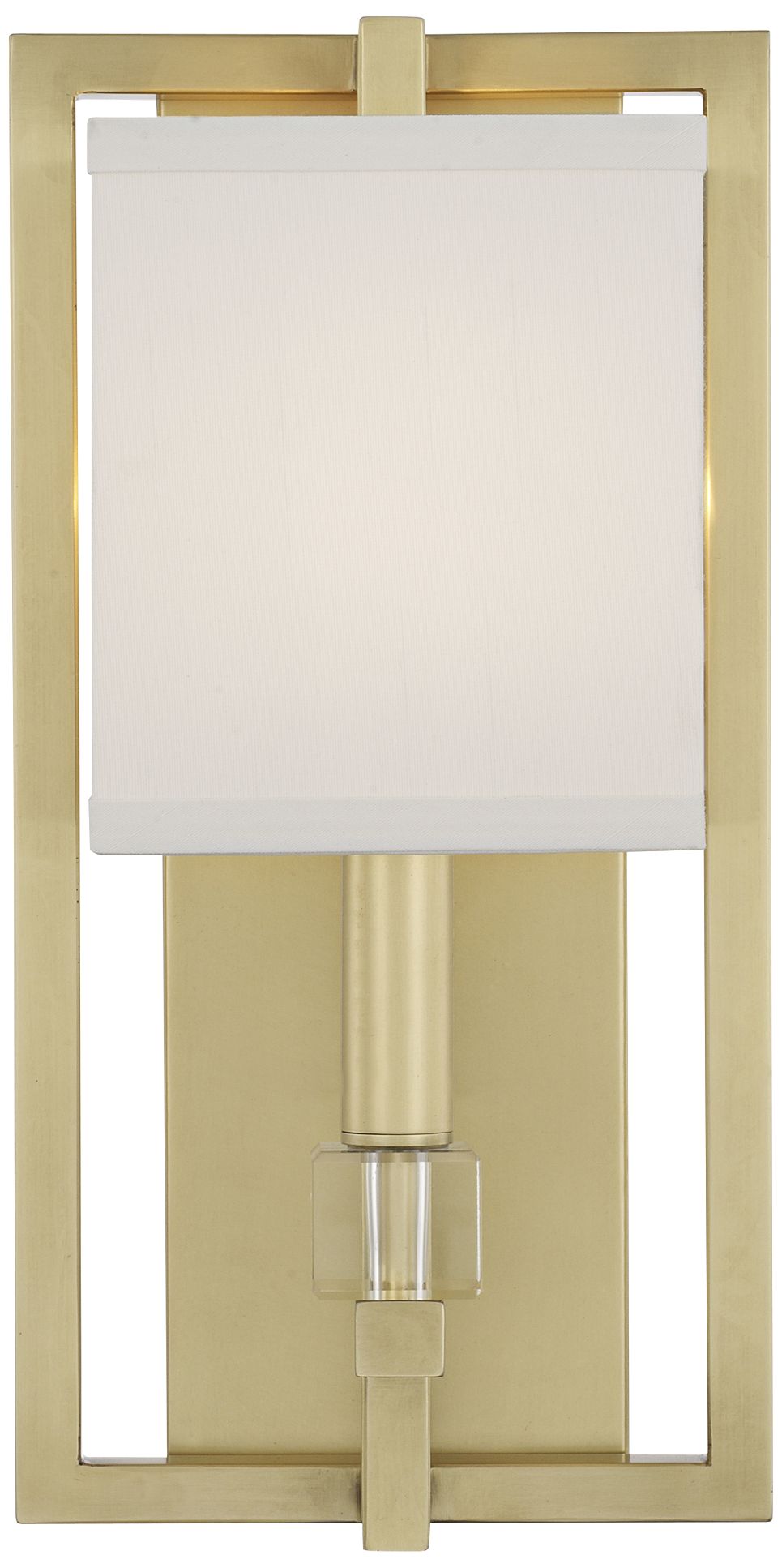 Crystorama Dixon 15" High Aged Brass Metal Wall Sconce