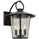 Crystorama Andover 17&quot; High Matte Black Outdoor Wall Light