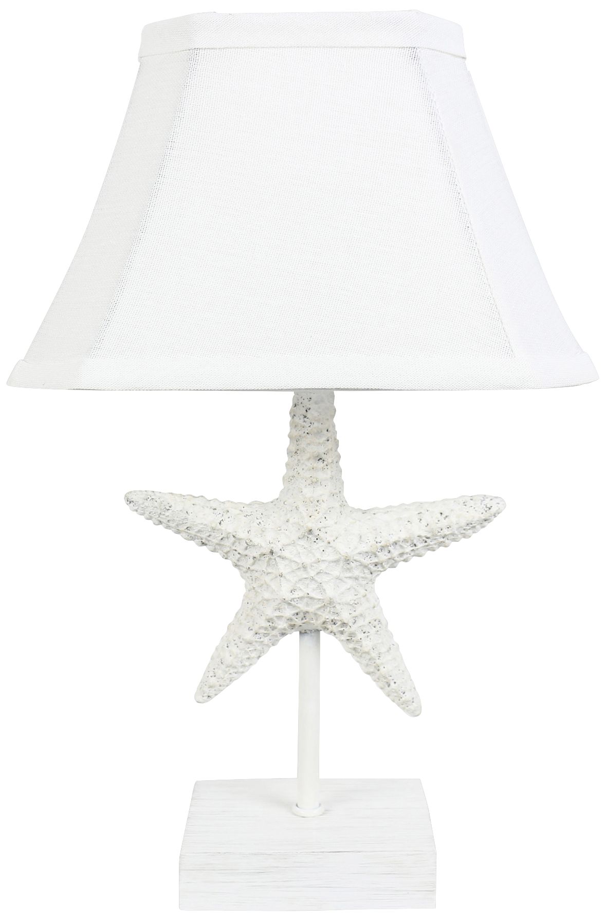 Mini Sea Star 12" High White Accent Table Lamp