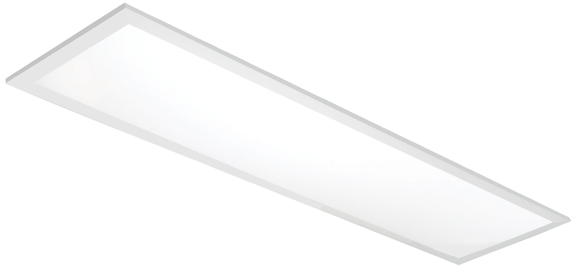 Satco 48" Wide White 4000K LED Flat Panel Ceiling Light
