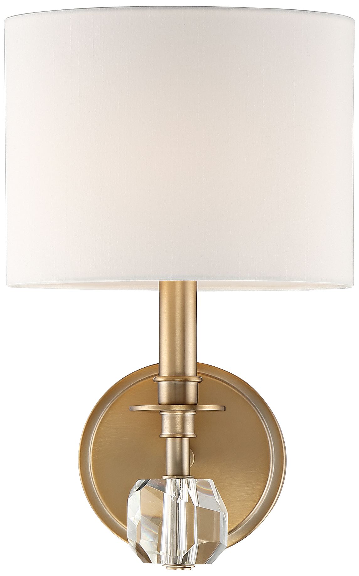 Crystorama Chimes 10 1/4" High Vibrant Gold Wall Sconce