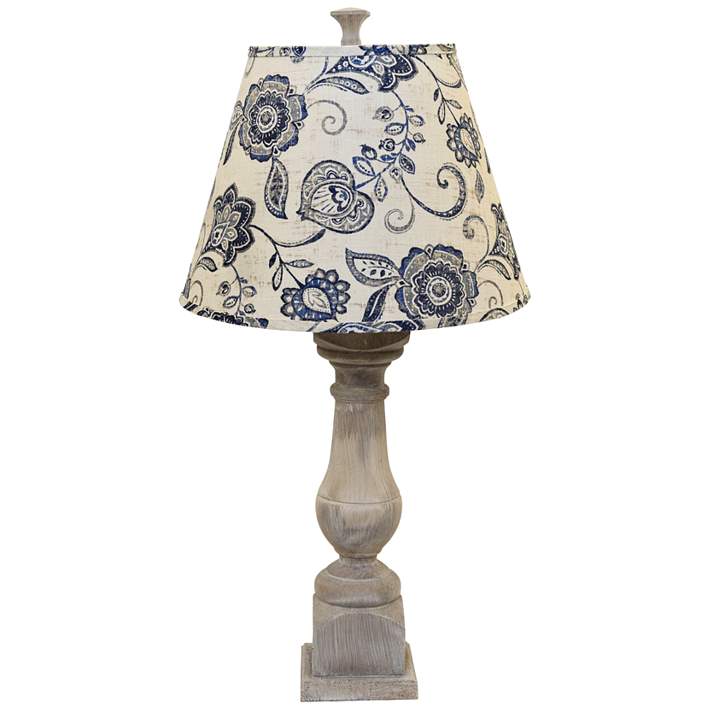 Rhone Washed Table Lamp With Cottage, Farmhouse Chic Table Lamps