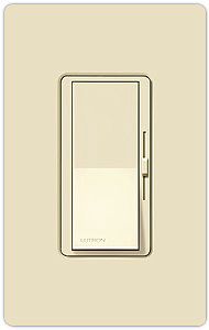 Lutron Diva Almond Single Pole Low Voltage Magnetic Dimmer