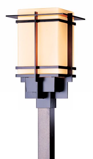 Hubbardton Forge Tourou Smoke 19 1/4" High Post Mount