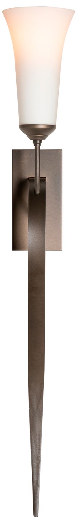 Hubbardton Forge Smoke Finish Taper Wall Sconce