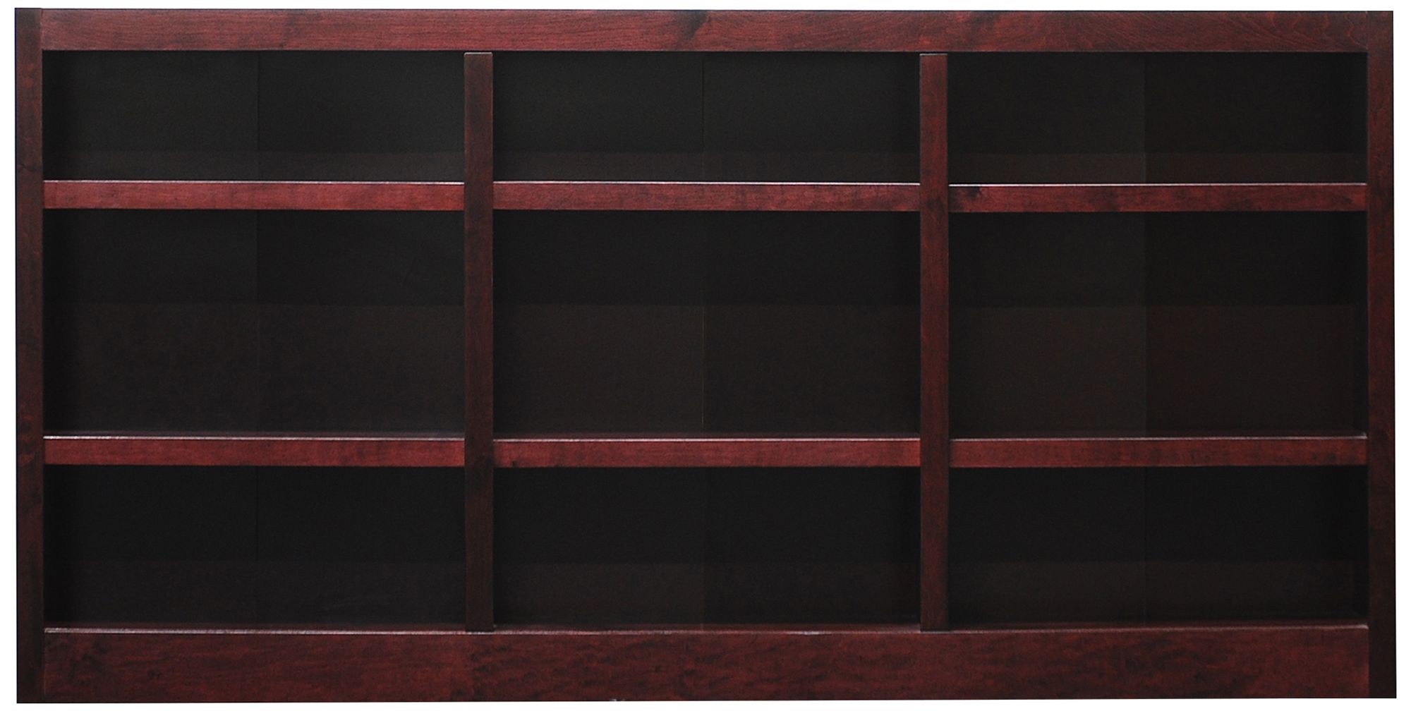 Concepts in Wood 36" High Cherry 9-Shelf Bookcase