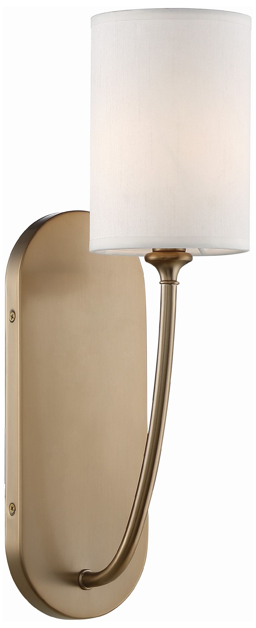 Crystorama Preston 17" High Aged Brass Wall Sconce