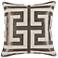 Stately Platinum 22" Square Decorative Pillow