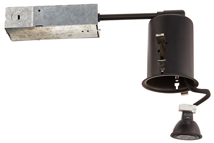 WAC 2 1/2" Black Non-IC Airtight Remodel LED Housing