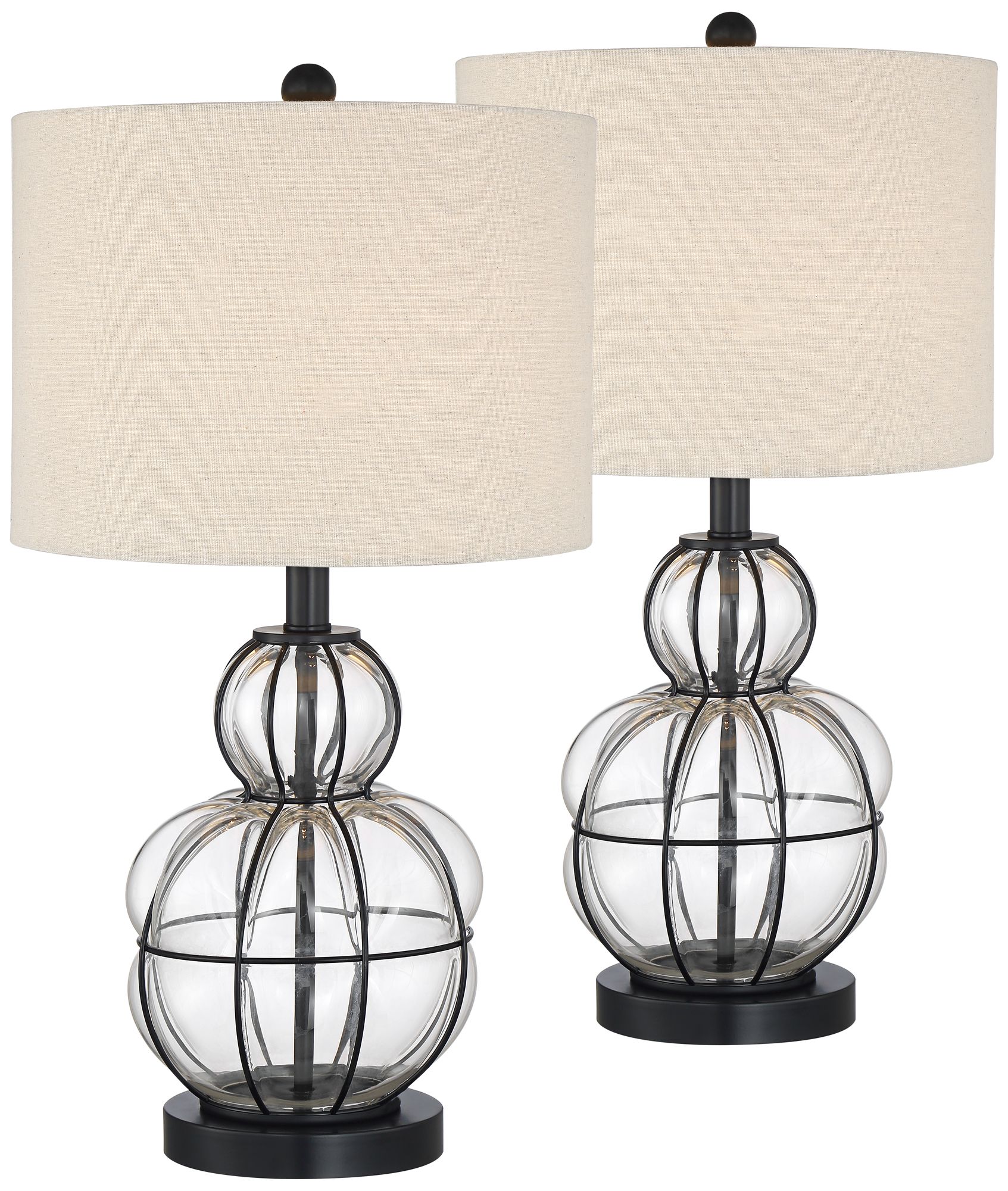 black farmhouse table lamp