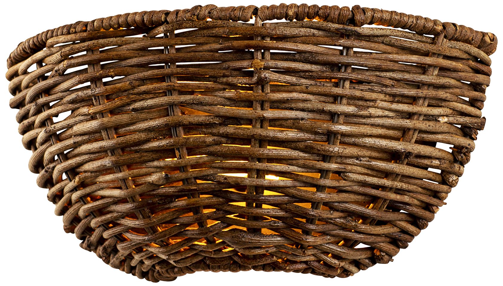 Huxley 5 3/4" High Tidepool Bronze LED Basket Wall Sconce