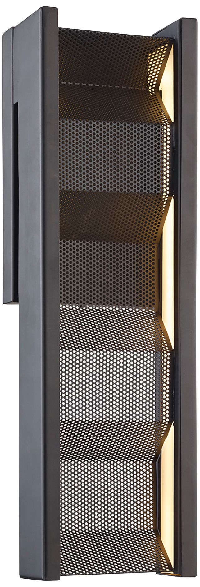 Fuze 16 1/4" High Modern Bronze LED Wall Sconce