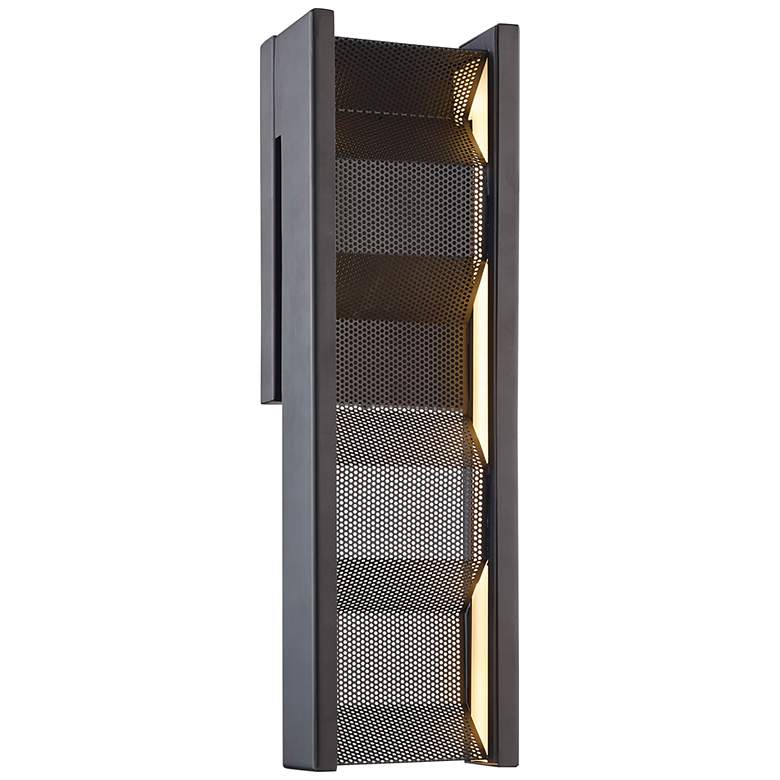 Fuze 16 1/4&quot; High Modern Bronze LED Wall Sconce