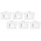 Tesler 4" White 10 Watt LED Recessed Retrofit Trims 6-Pack
