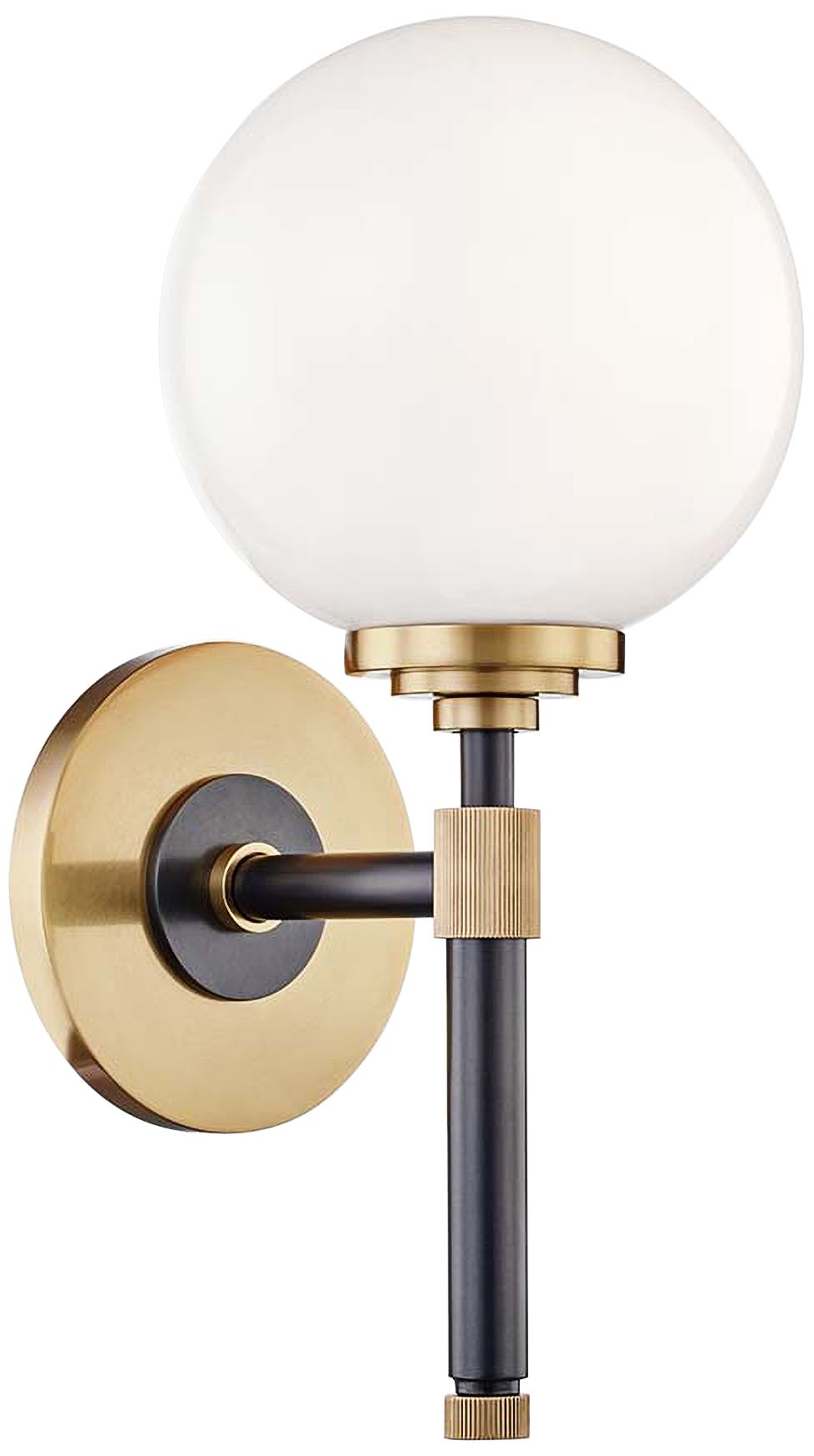 Hudson Valley Bowery 12 3/4"H Aged Old Bronze Wall Sconce