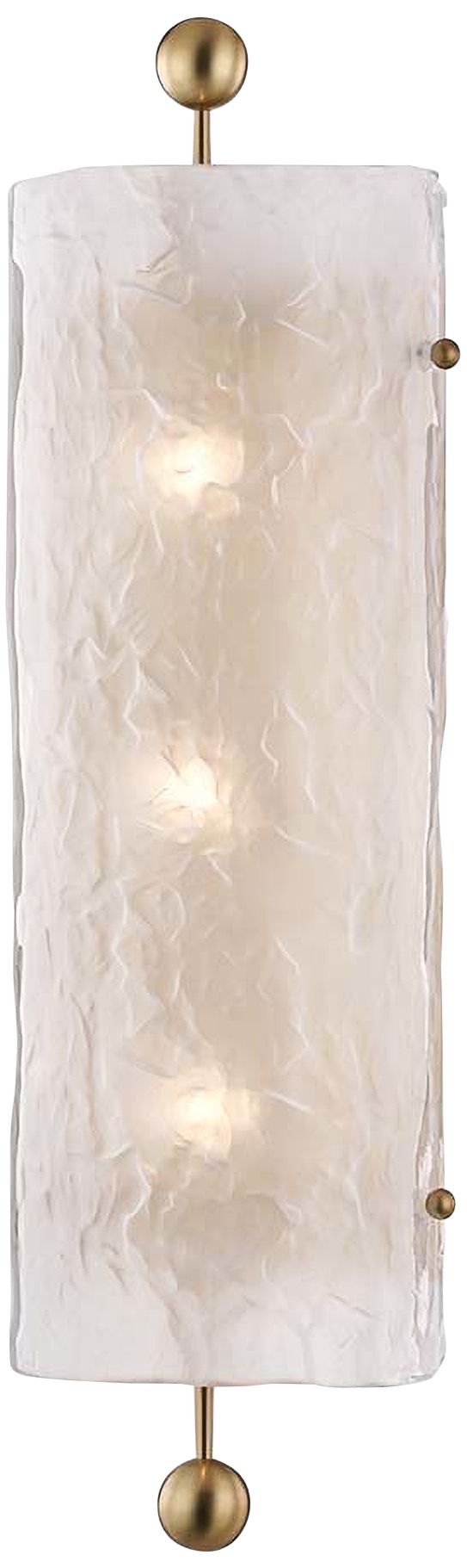 Hudson Valley Broome 22 1/2" High Aged Brass Wall Sconce