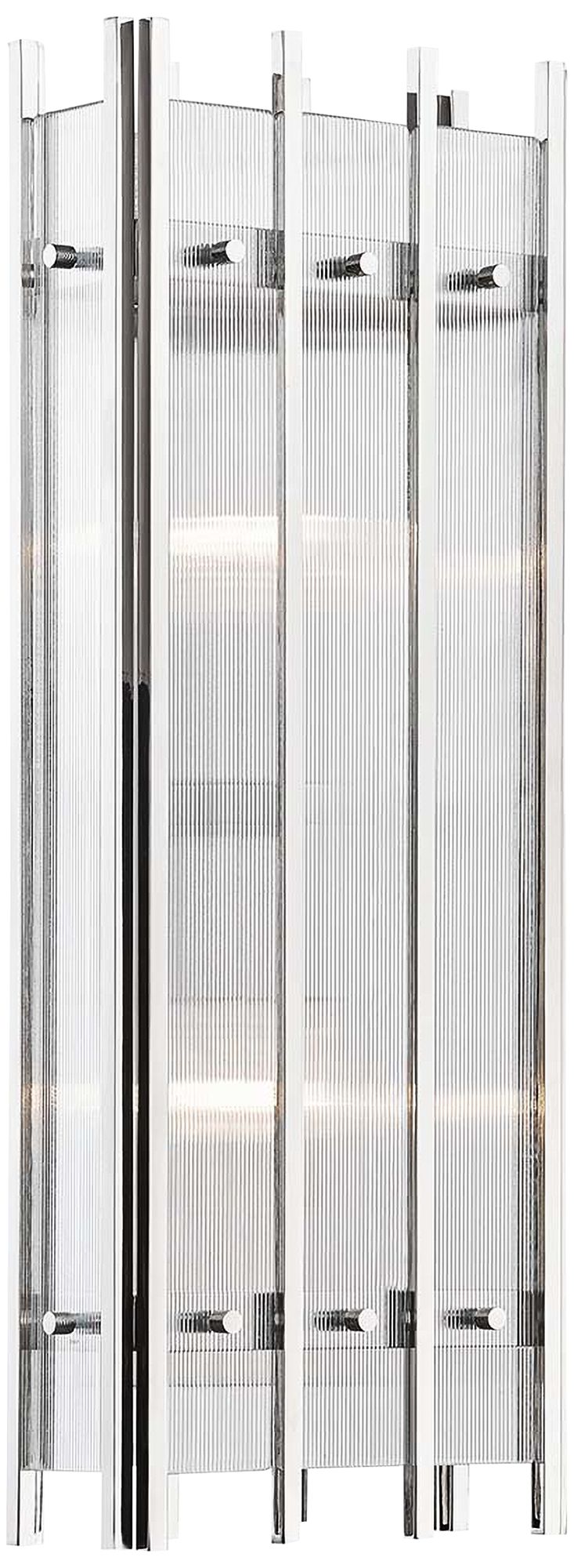 Hudson Valley Wooster 20 1/4"H Polished Nickel Wall Sconce