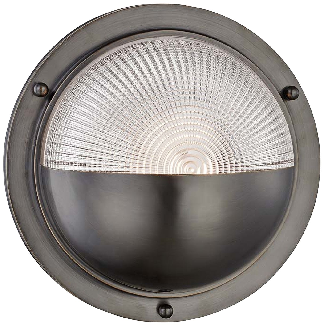 Hudson Valley Hughes 10 1/2" High Old Bronze LED Wall Sconce