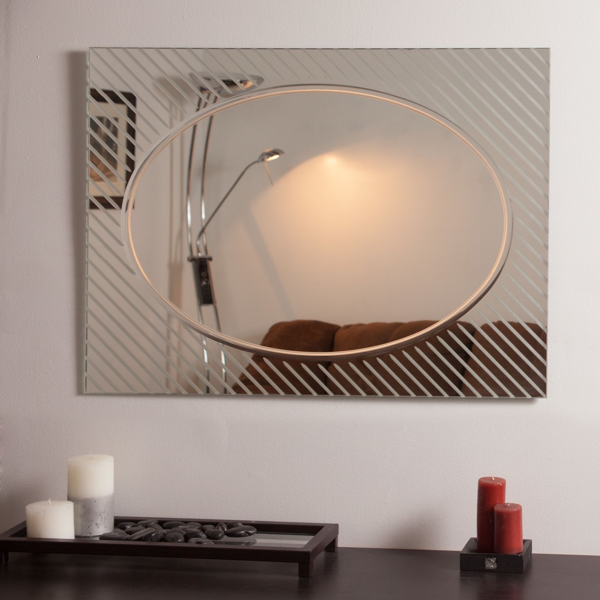 Allegro 31 1/2" x 23 Frameless Bathroom Wall Mirror