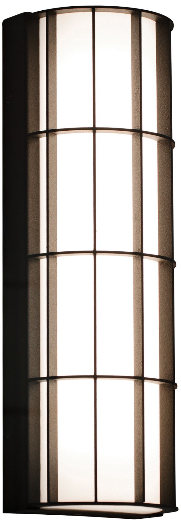 Broadway 13 1/2" High Textured Bronze LED Outdoor Wall Light