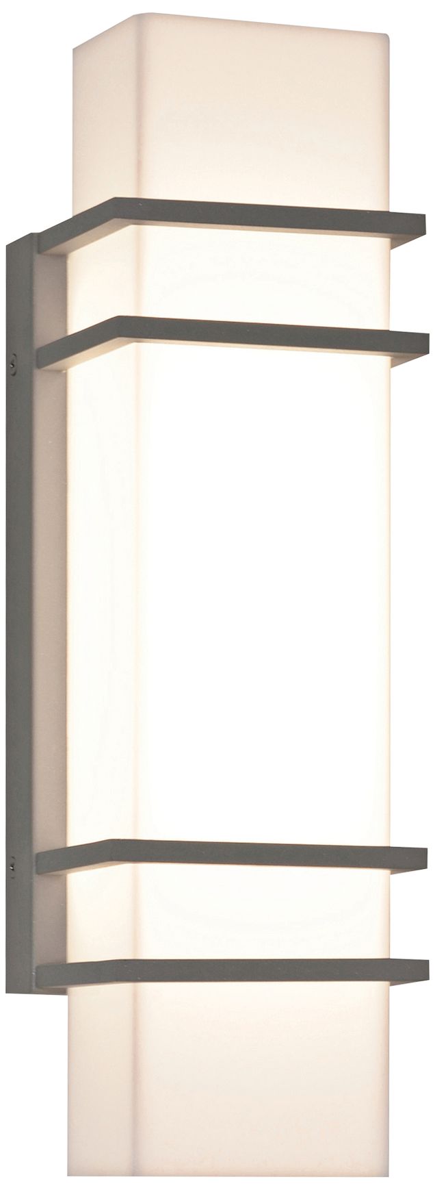 Blaine 15 3/4" High Textured Gray LED Outdoor Wall Light