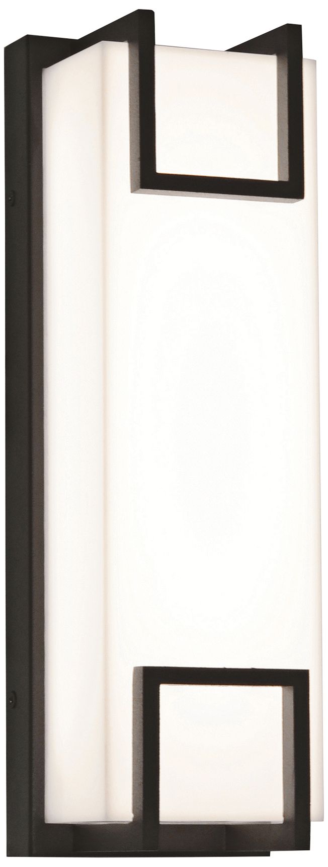 Beaumont 14 3/4" High Textured Bronze LED Outdoor Wall Light