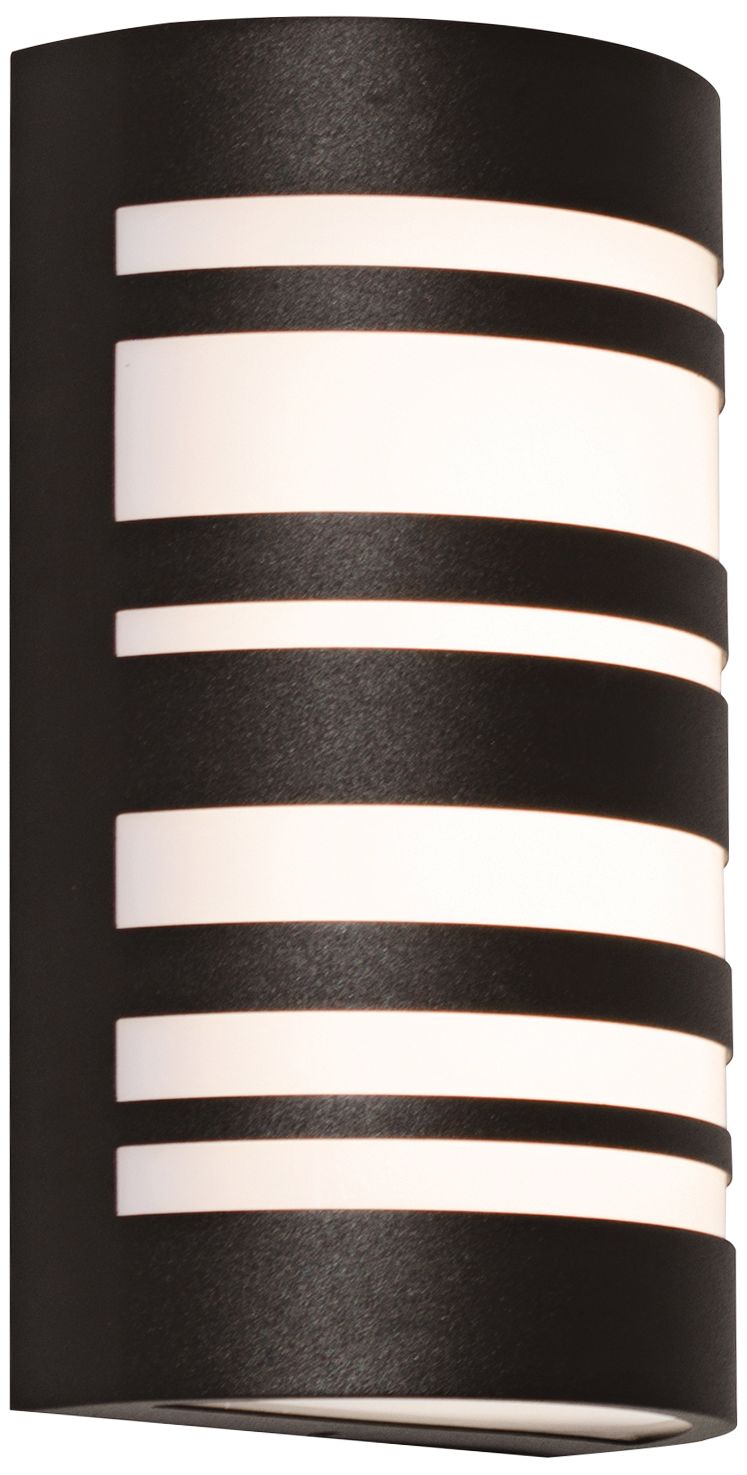 Stack 18" High Textured Bronze LED Outdoor Wall Light