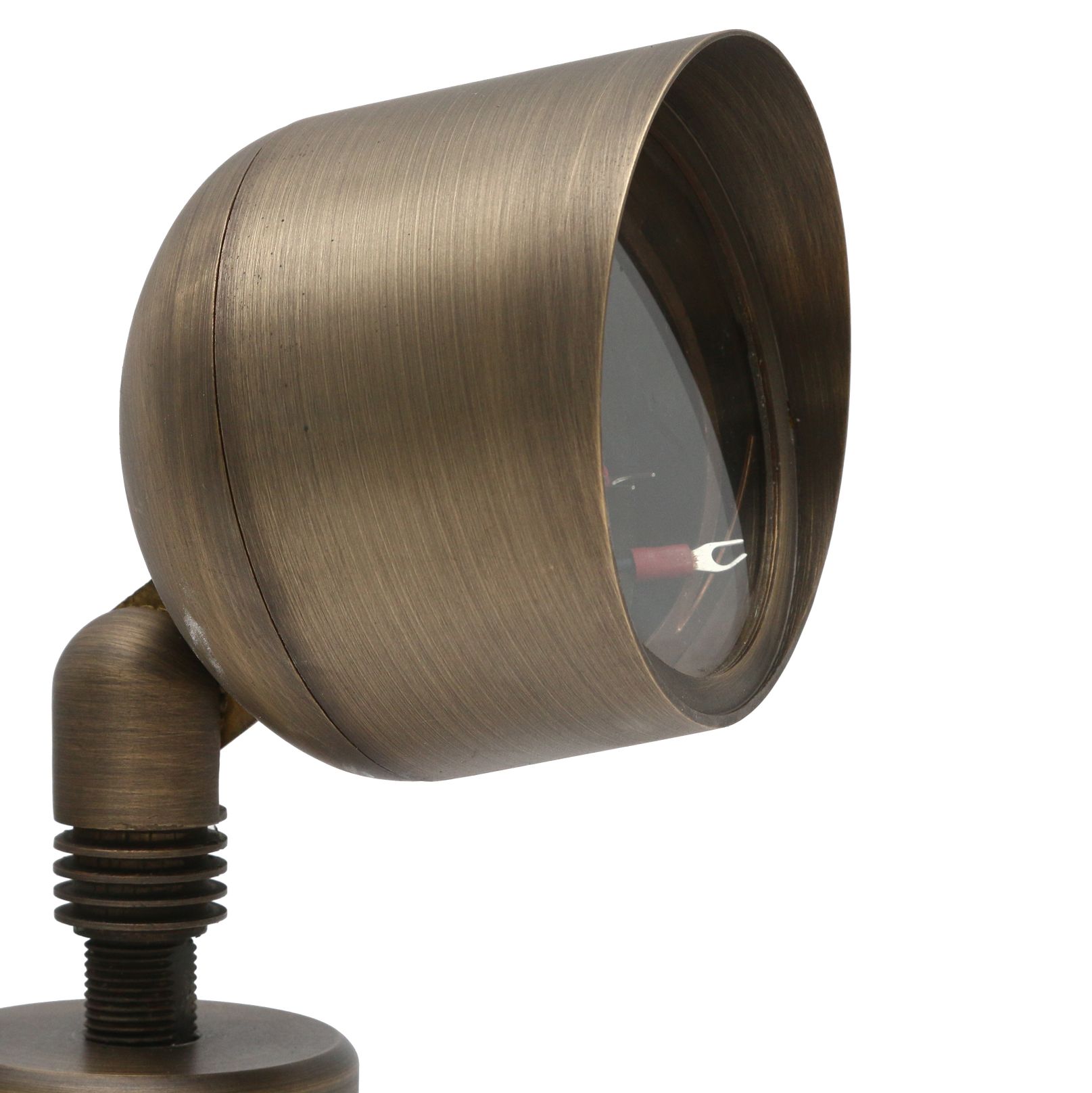 Ramsey 4 1/4" High Brass Landscape Spot Light