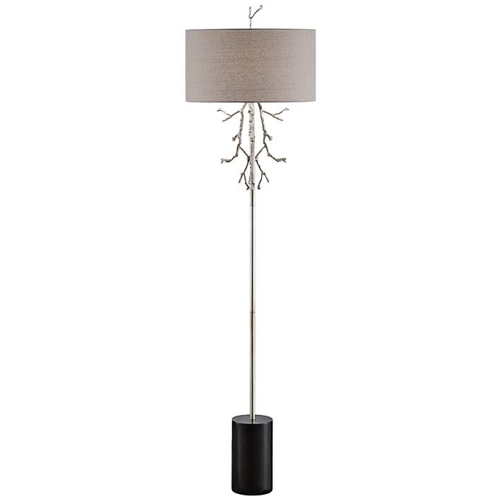 Crestview Collection Rowan Silver Tree Branch Floor Lamp