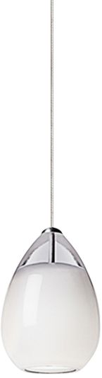 Tech Lighting Alina 4"W White Glass Freejack Mini Pendant