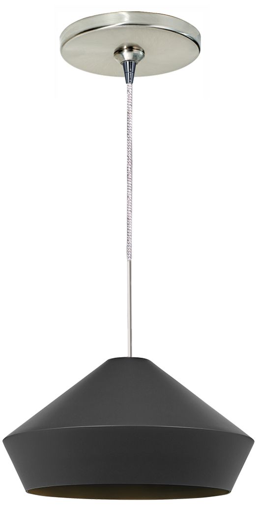 Brummel 10 1/2" Wide Satin Nickel Freejack Mini Pendant