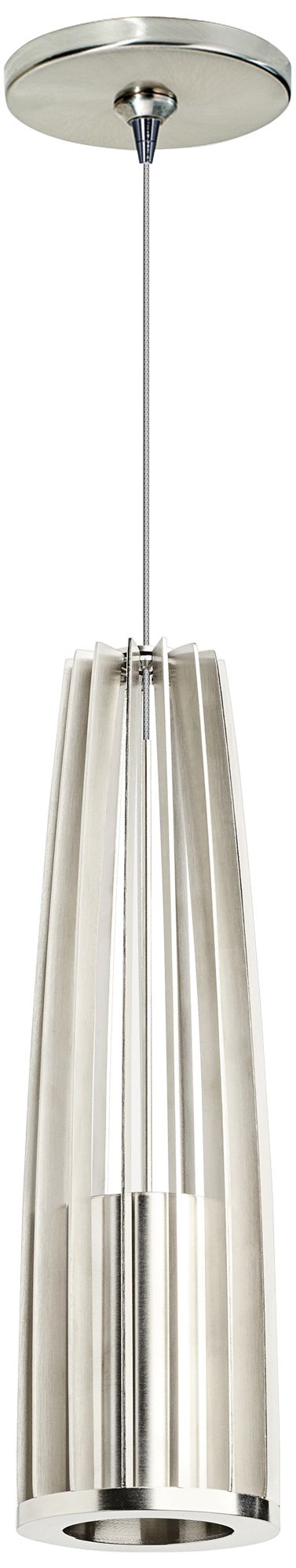 Evo 3 1/4" Wide Satin Nickel Freejack Mini Pendant Light