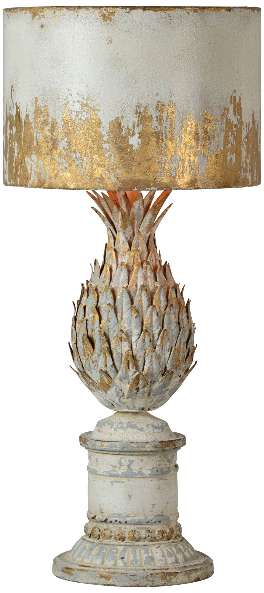 gold pineapple table lamp