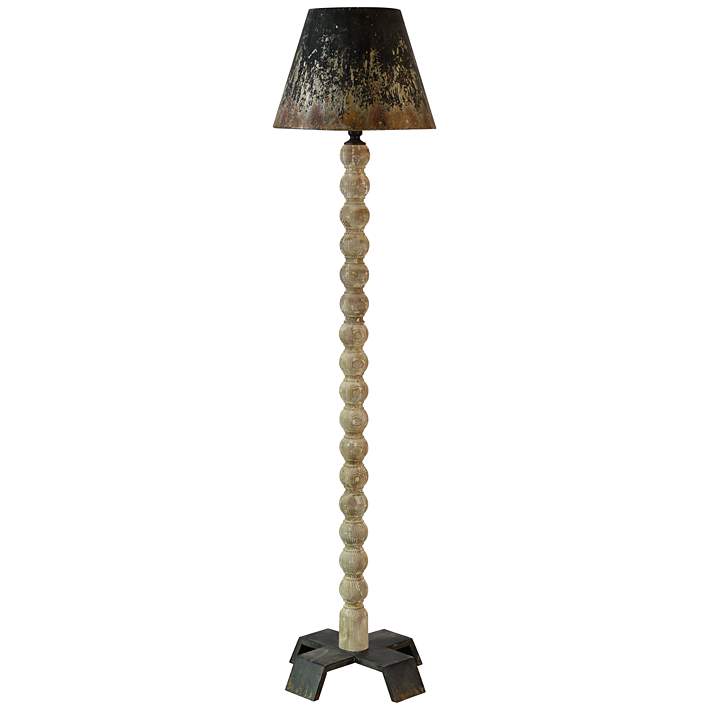 Za Washed Wood Floor Lamp 73j51, Country Style Floor Lamps Uk