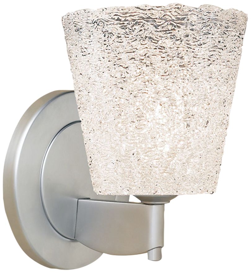 Bruck Bling 8 3/4" High Matte Chrome LED Wall Sconce