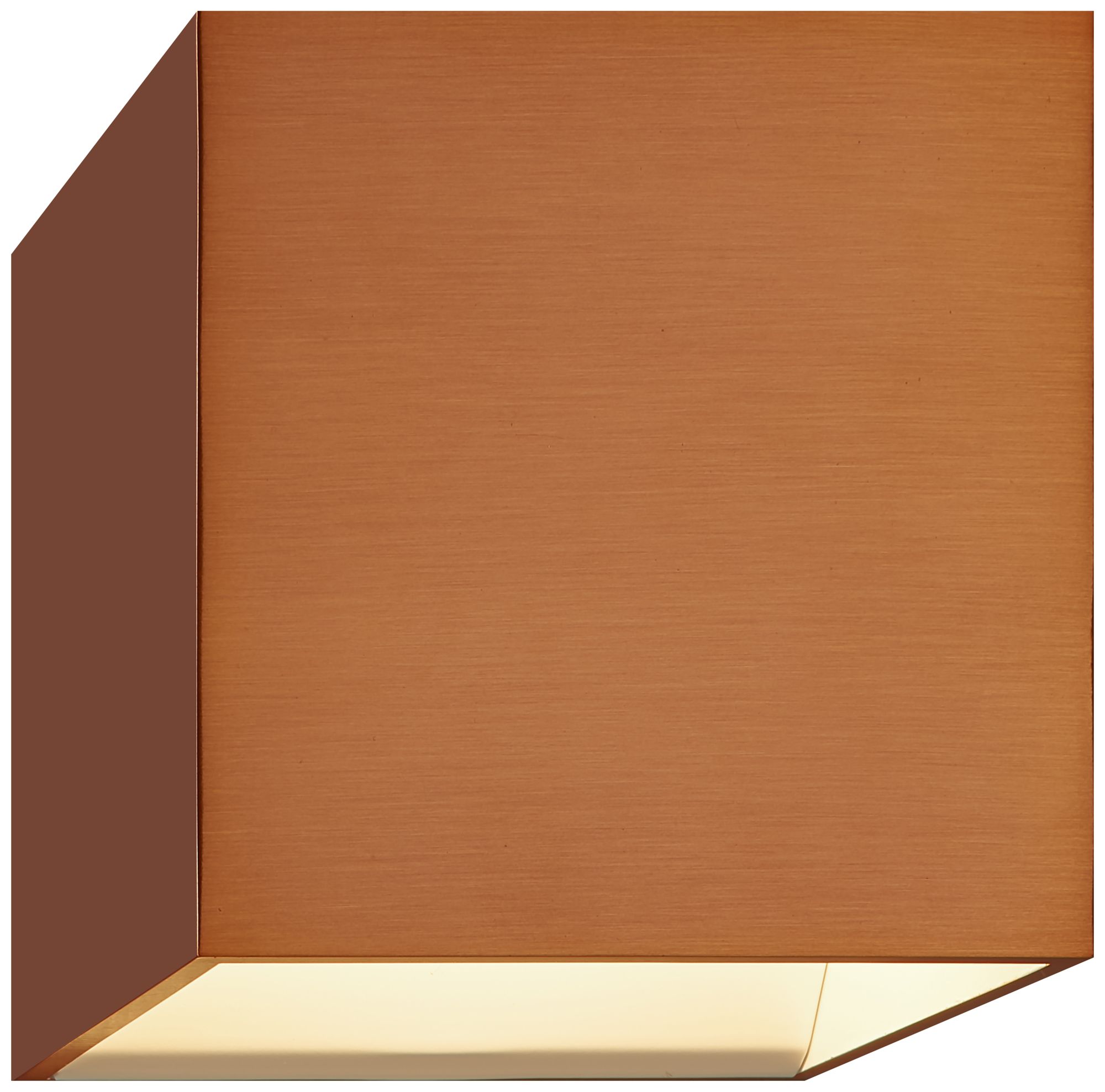 Bruck QB 4 1/2" High Copper LED Wall Sconce