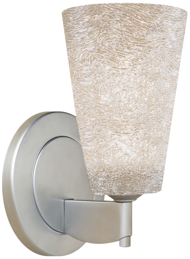 Bruck Bling 2 8 3/4" High Matte Chrome LED Wall Sconce