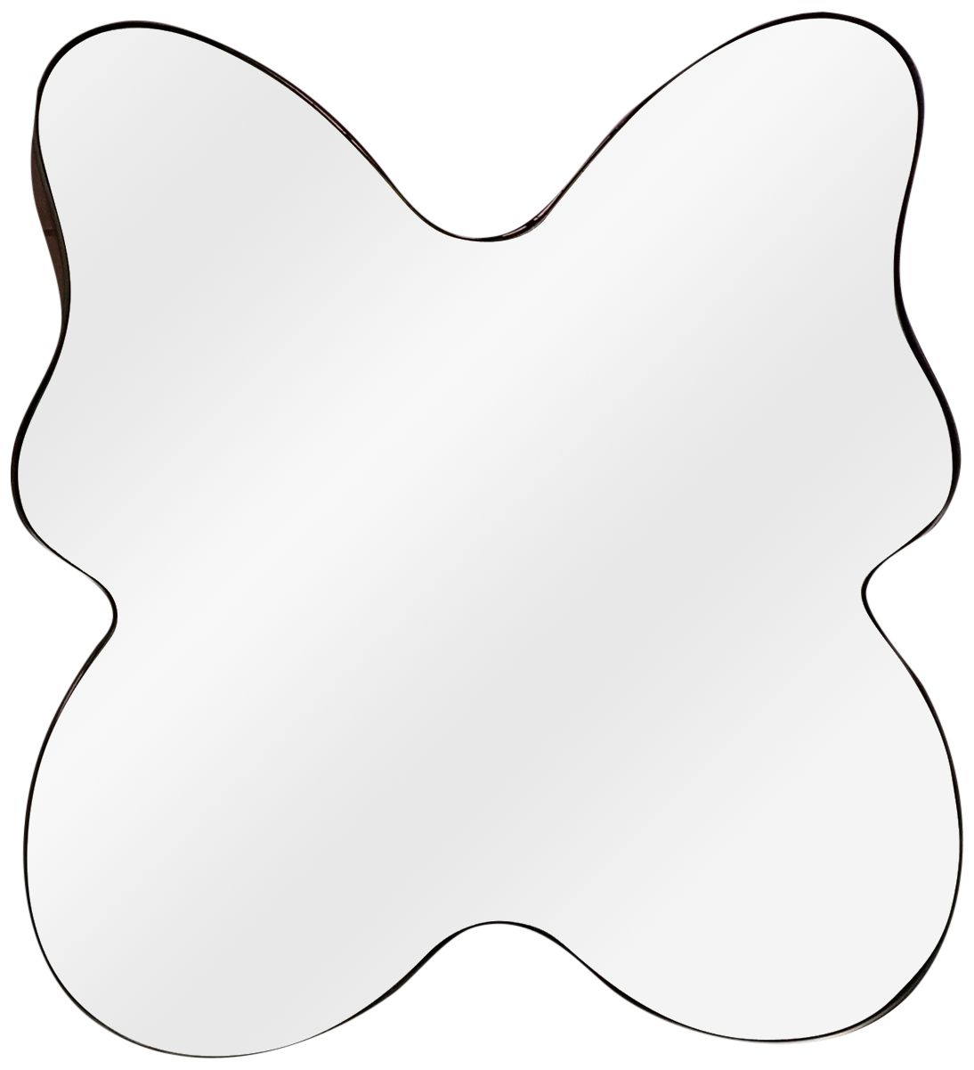 Varaluz Casa Flutter Black 27 1/2" x 30" Wall Mirror