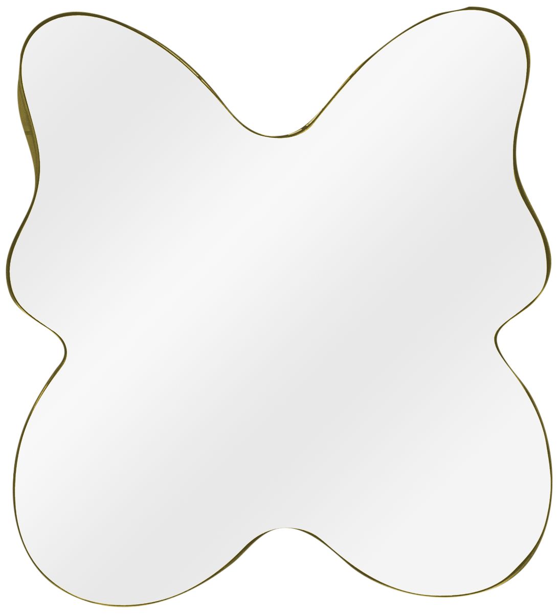 Varaluz Casa Flutter Gold 27 1/2" x 30" Wall Mirror