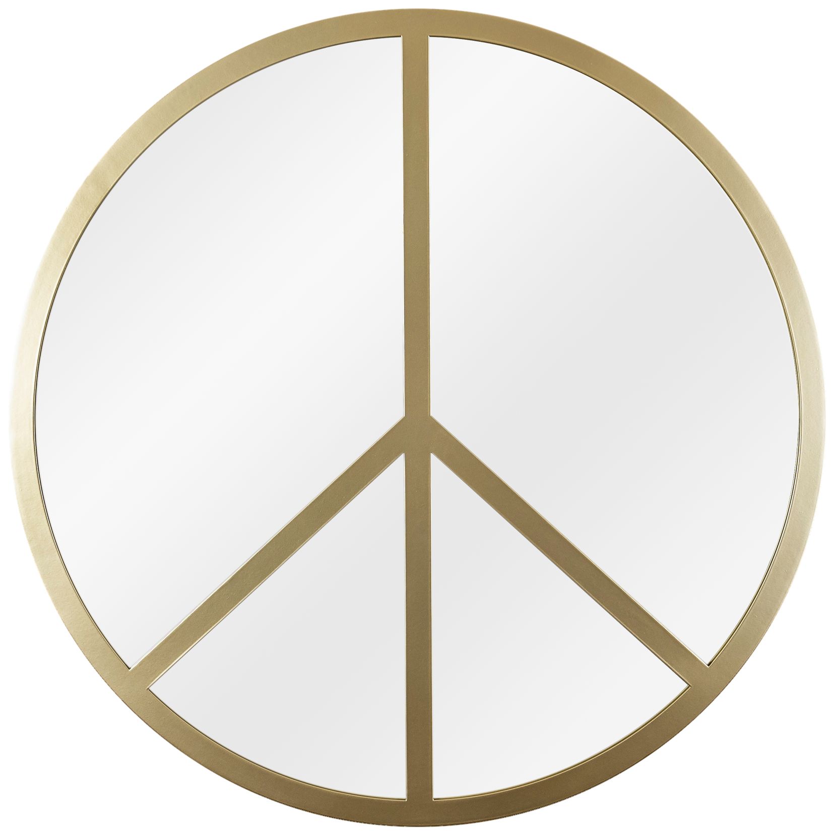 Varaluz Casa Paz Gold 30" Round Wall Mirror