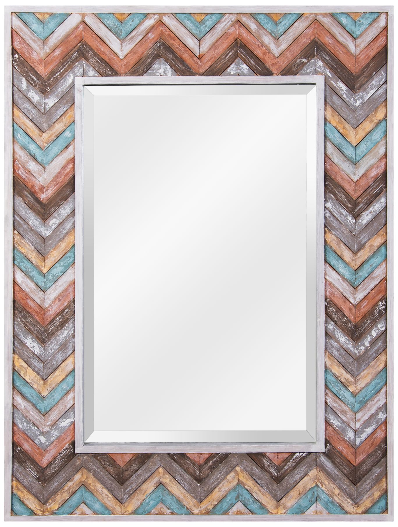 Varaluz Casa Jemma Pastel Chevron 30" x 40" Wall Mirror