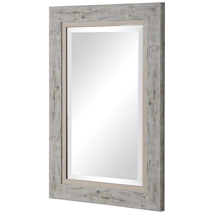 Uttermost Branbury Gray And Ivory 30 X, Wall Mirror 30 X 60