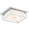 Possini Euro Weyburn 12 3/4" Wide Chrome LED Modern Ceiling Light