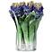 Etta 15 1/2" High Blue Hyacinth Bouquet Faux Flowers in Vase