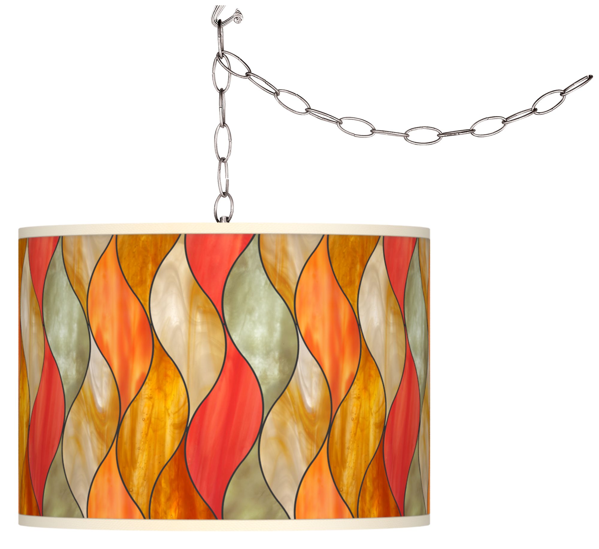 Orange, Pendant Lighting Lamps Plus